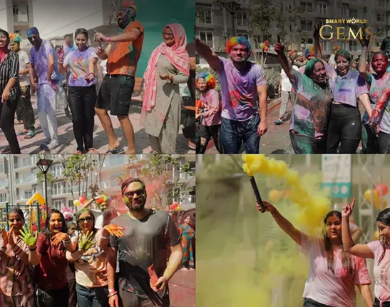 Video thumbnail - Holi celebration at Smartworld Gems