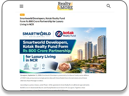 Smartworld Developers featured in znews - media coverage