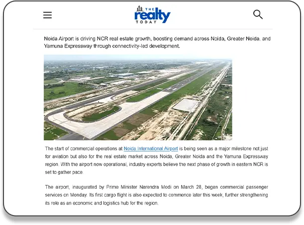 Smartworld Developers featured in Realty Today - media coverage