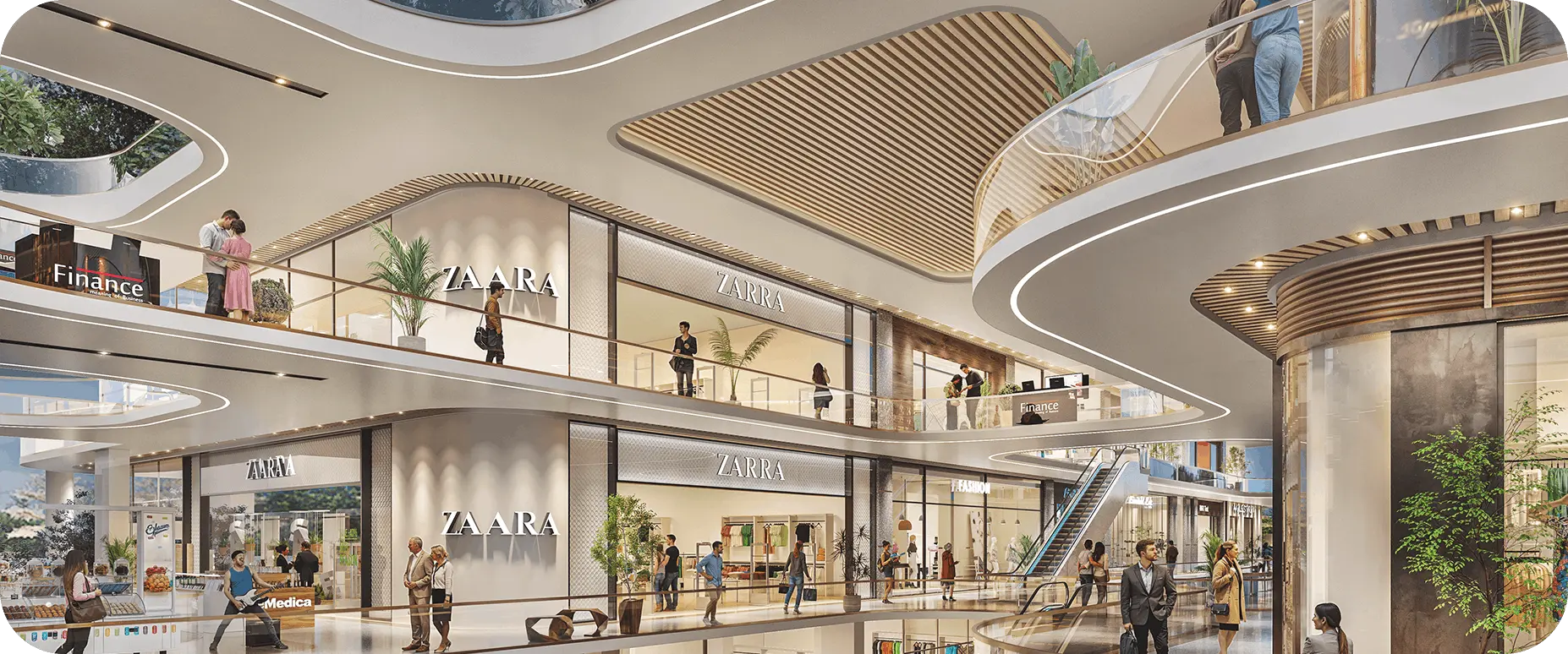 Smartworld Le Courtyard global retail destination concept