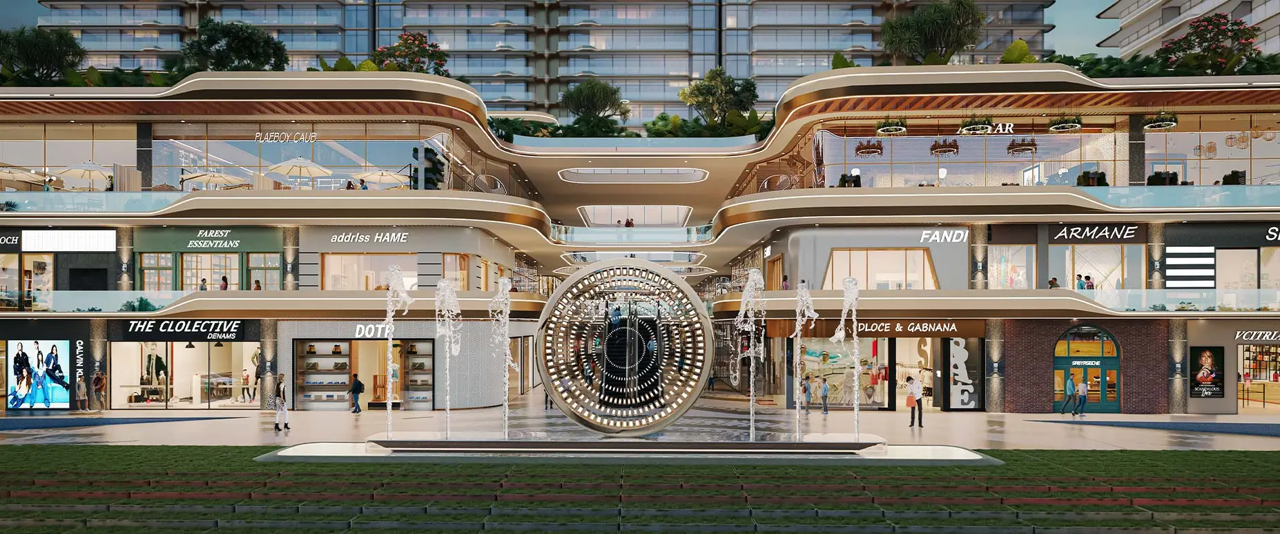 Smartworld Le Courtyard Noida retail and lifestyle hub